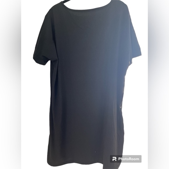 Nightshirt women’s black size xl with Rolling Stones decal on front.  Nice! - Picture 2 of 2